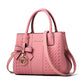 Casual luxury handbag with bow embroidery