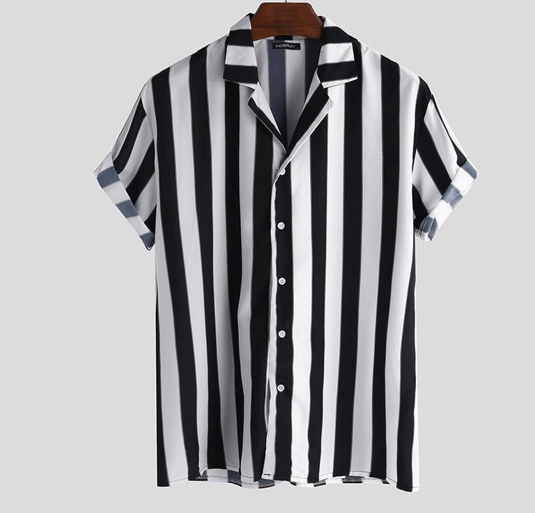 shinenows.com : Casual  striped shirt