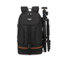 Backpack with waterproof shoulders and night reflector line